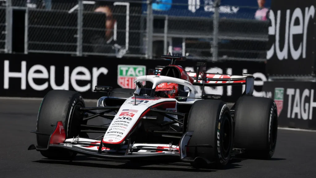 Ocon finished just outside the points for Haas