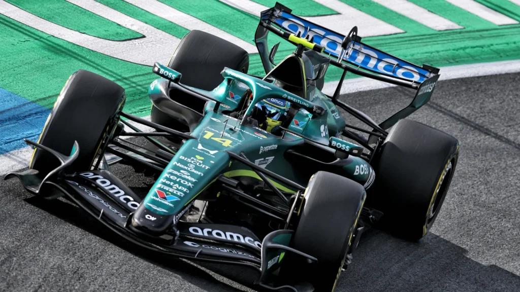 Aston Martin faced a difficult race in Zandvoort