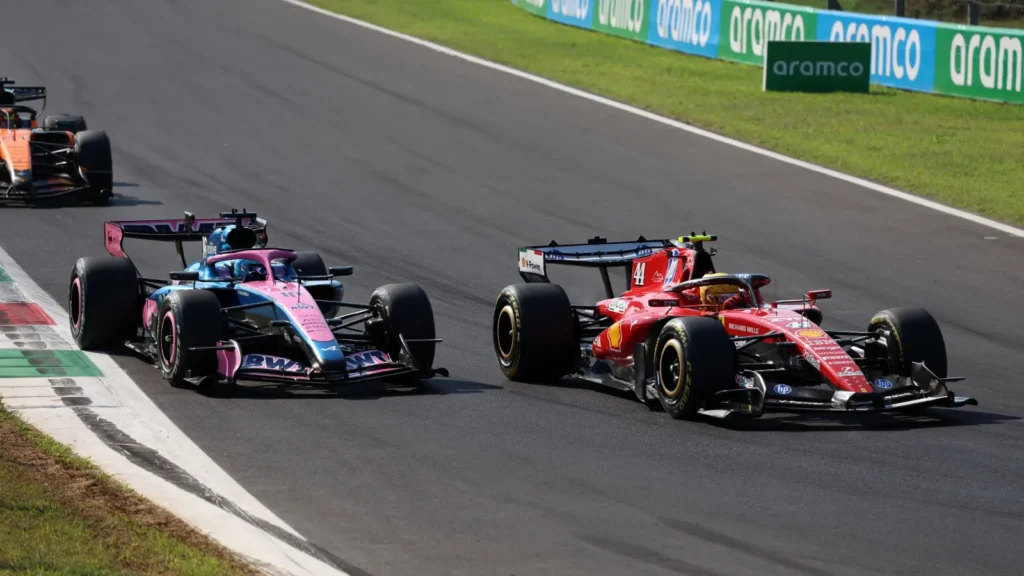 The works Ferrari engine was also struggling with some Mercedes customer teams
