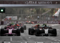 Gabriele Mini (ITA) MP Motorsport and Tasanapol Inthraphuvasak (THA) ART. 25.09.2026. FIA Formula 2 Championship, Rd 12, Baku, Azerbaijan, Race Day.