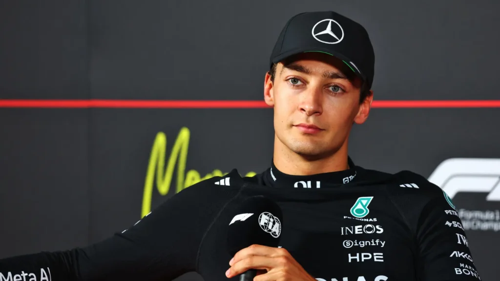 Russell will start the race from second on the grid