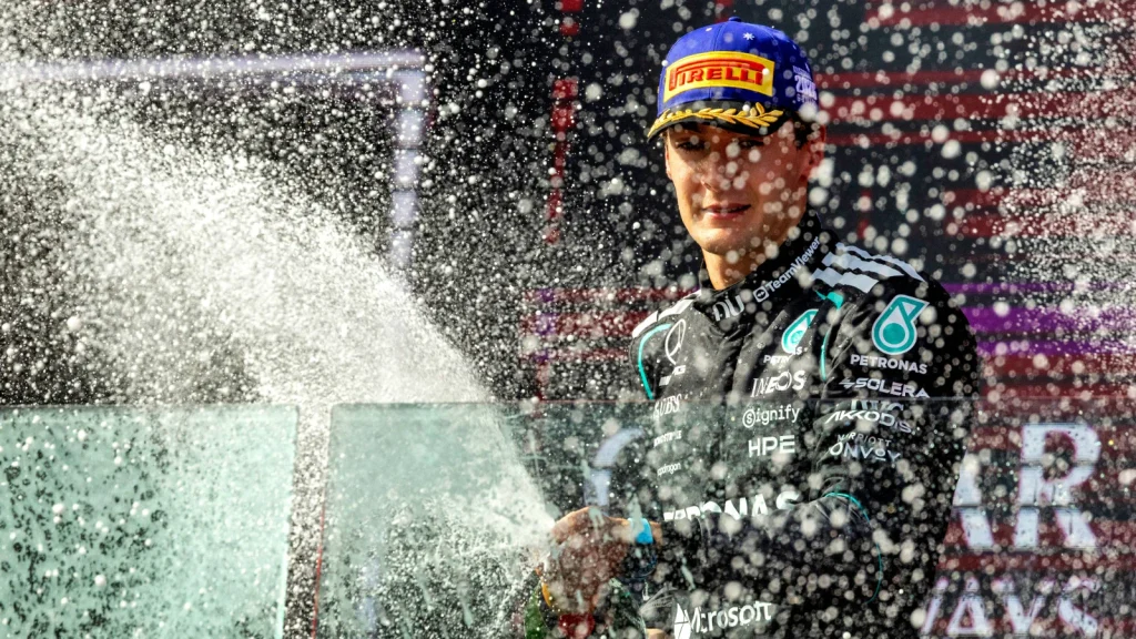 Victory in Melbourne must seem like a long time ago for George Russell