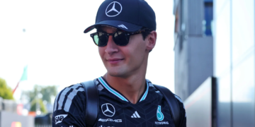 George Russell (GBR) Mercedes AMG Formula One Team. 03.09.2026. Formula 1 World Championship, Rd 13, Italian Grand Prix, Monza, Italy, Preparation Day.