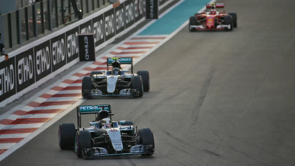 Hamilton deployed mind games against Rosberg to stay ahead of the German on track