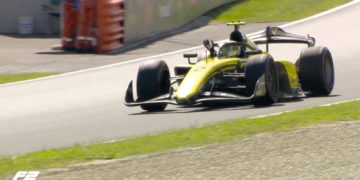 F2 title challenger spins out as Joshua Duerksen produces Monza masterclass