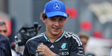 Kimi Antonelli finished fifth at the F1 Azerbaijan GP
