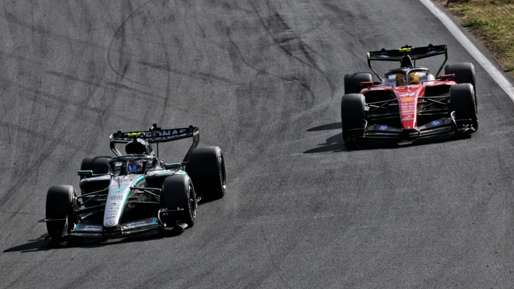 Kimi Antonelli has battled Ferrari consistently in 2026