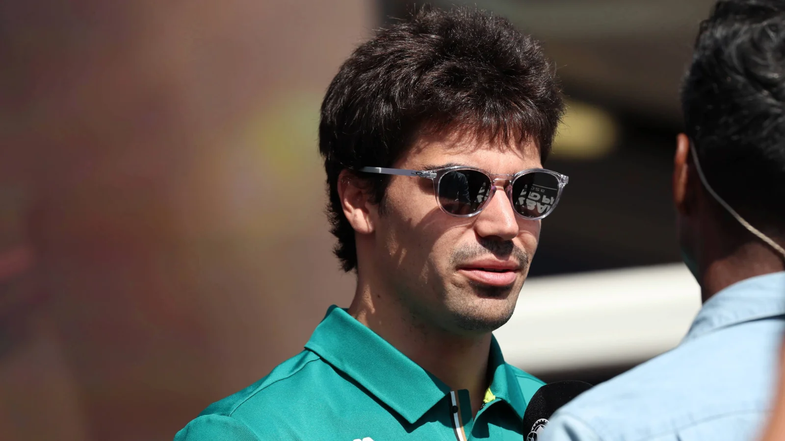 Lance Stroll (CDN) Aston Martin F1 Team on the drivers' parade. 26.09.2026. Formula One World Championship, Rd 15, Azerbaijan Grand Prix, Baku, Azerbaijan, Race Day.