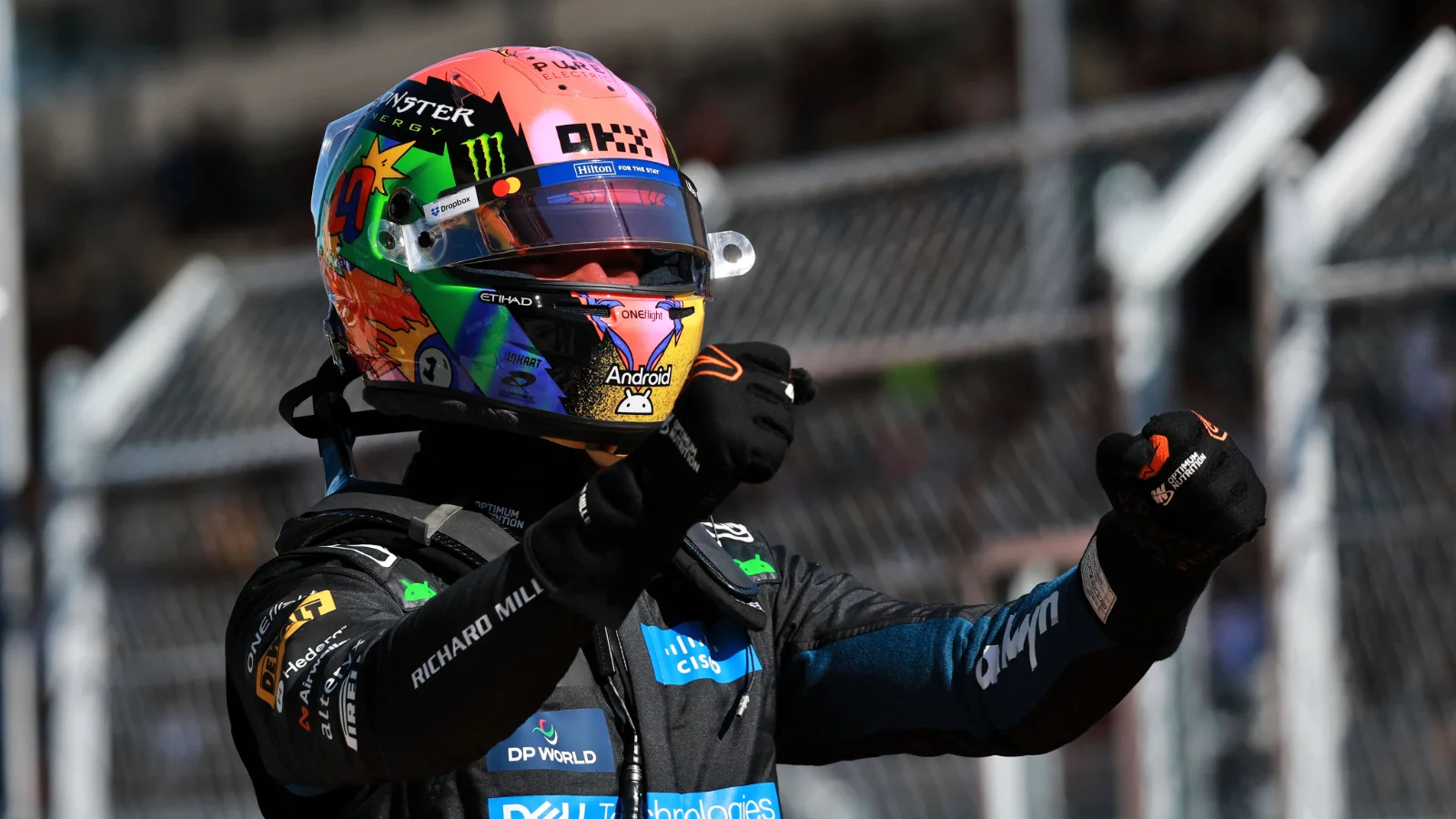 Lando Norris secured pole position at the F1 Spanish GP