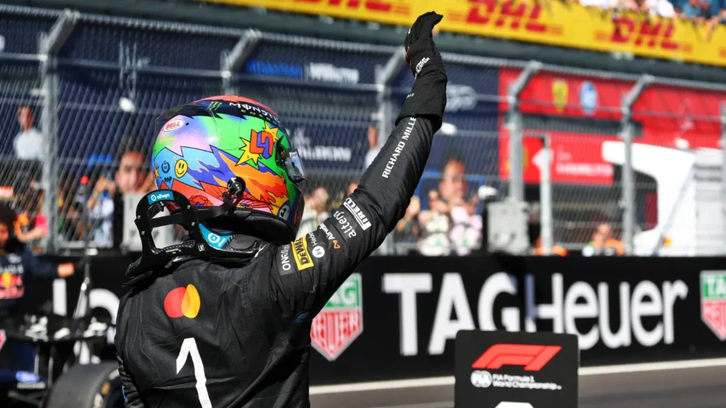 Norris rounded off the Spanish GP podium last weekend