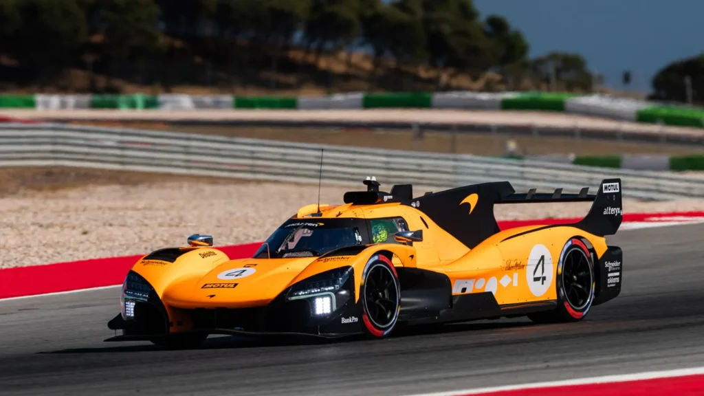 Lando Norris completed 38 laps of Portimao in the MCL-HY