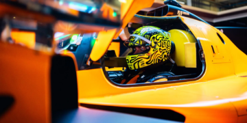 Lando Norris casts Madring woes aside with unique McLaren outing