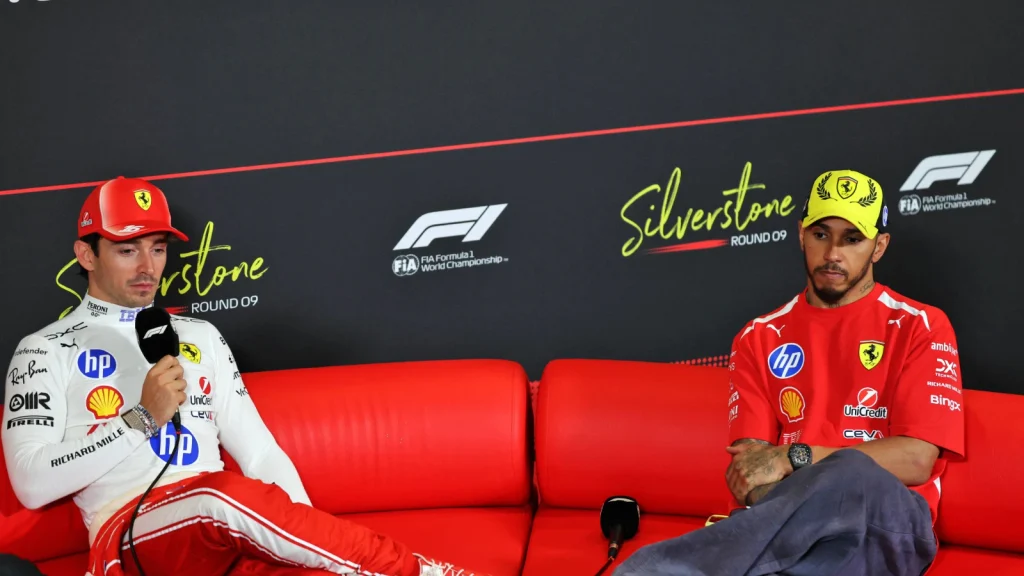 Both Ferrari drivers are vying for number one status at the Scuderia 
