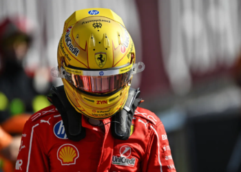 Lewis Hamilton had a less than ideal opening lap scrap with Charles Leclerc at Monza