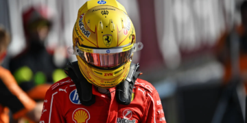 Lewis Hamilton had a less than ideal opening lap scrap with Charles Leclerc at Monza