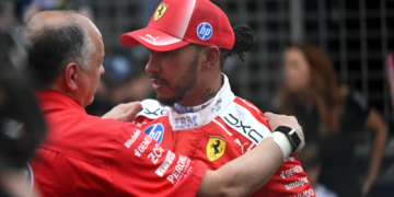 Lewis Hamilton called out for ‘undermining’ Fred Vasseur Ferrari leadership