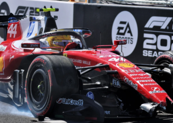 Lewis Hamilton crashes as Kimi Antonelli tops red flag-strewn F1 Madrid FP3