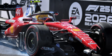 Lewis Hamilton crashes as Kimi Antonelli tops red flag-strewn F1 Madrid FP3