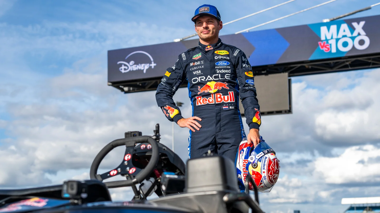 Max Verstappen won his 100 kart racer challenge