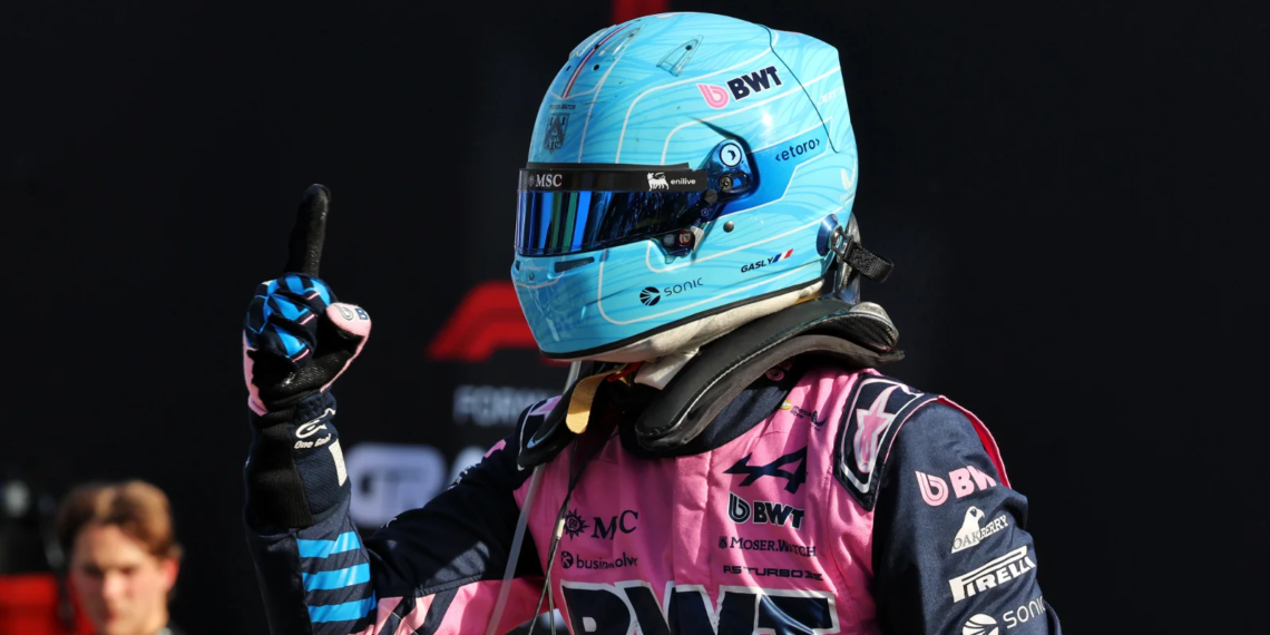 Pierre Gasly took a shock pole position for the F1 Italian GP