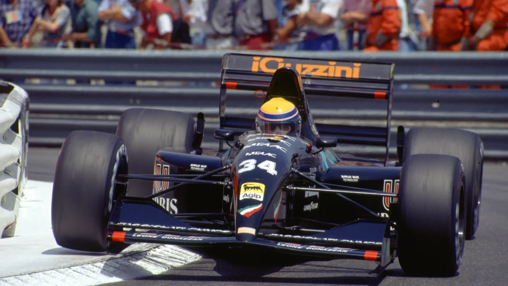 Roberto Moreno secured Andrea Moda's only Grand Prix start at the 1992 Monaco GP