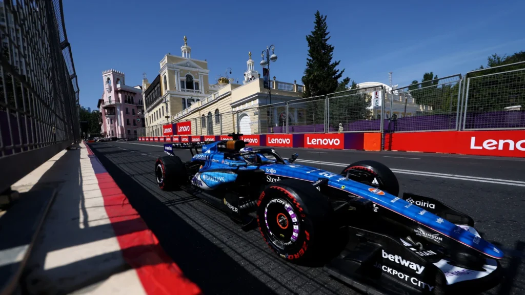 The FW48 is carrying new parts, with Williams hoping it will help elevate the car up the grid