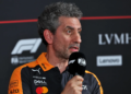 Andrea Stella speaking in press conference at Italian GP