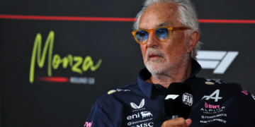 Flavio Briatore in Italian GP press conference