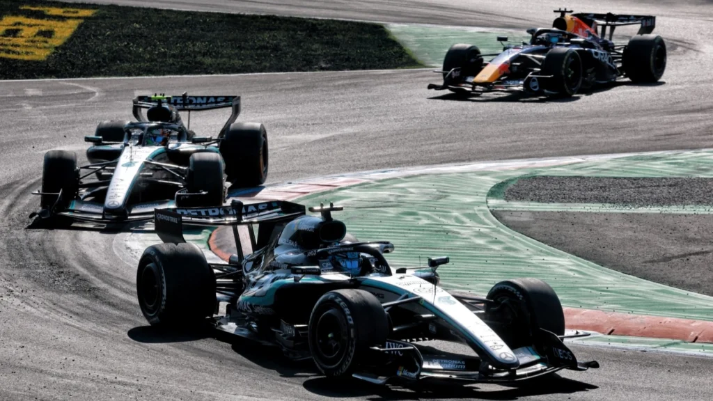 The fight was on at the Italian Grand Prix