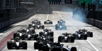 The Azerbaijan GP was interrupted by different yellow flags and Safety Cars