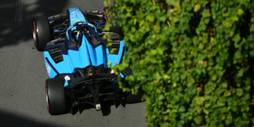 Formula 2 headed out on track for the Baku weekend. Photo from Formula 2 via X