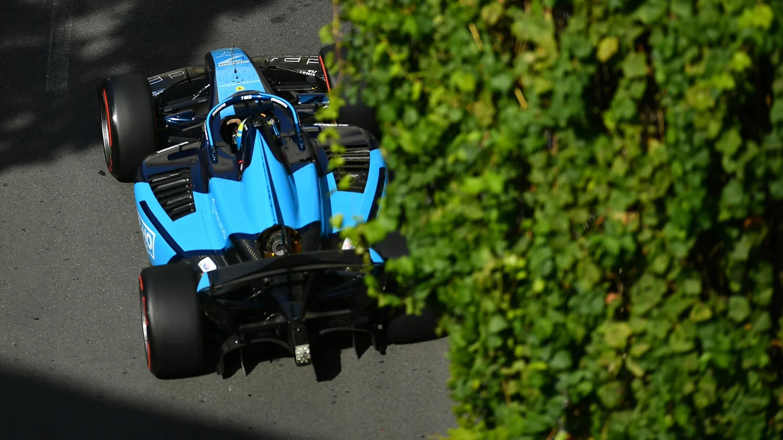 Formula 2 headed out on track for the Baku weekend. Photo from Formula 2 via X