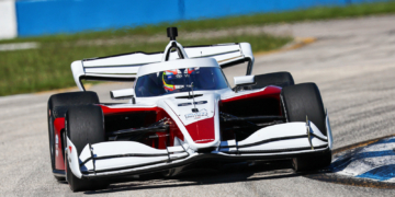 The IR-28 was put through a full test on the bumpy Sebring course. Photo: IndyCar - Chris Owens