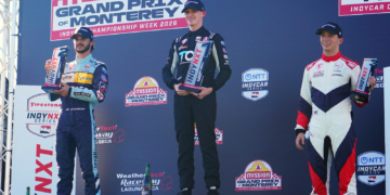 Pierson collected his first IndyNXT victory at this year's season finale weekend at Laguna Seca. Photo: Kevin Dejewski