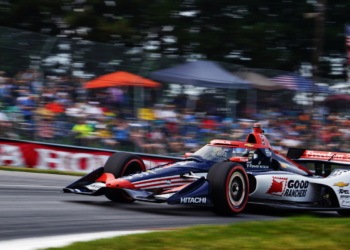 McLaughlin races past fans at Mid-Ohio. Photo: Kevin Dejewski