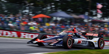 McLaughlin races past fans at Mid-Ohio. Photo: Kevin Dejewski