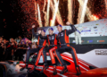 Matt Campbell (AUS), Laurens Vanthoor (BEL), Kévin Estre (FRA) (l-r), Porsche Penske Motorsport (#6), IMSA WeatherTech SportsCar Championship, Race 11, Braselton, USA, 2026, Porsche AG