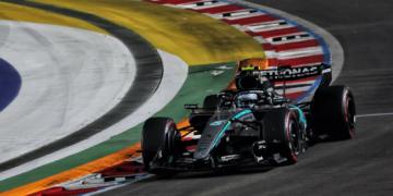 Kimi Antonelli narrowly missed a track limits penalty at Singapore