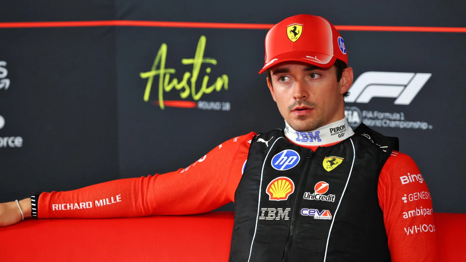 Charles Leclerc details Ferrari miscalculation after lost US GP victory