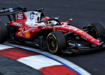 Charles Leclerc topped FP2 in Mexico City