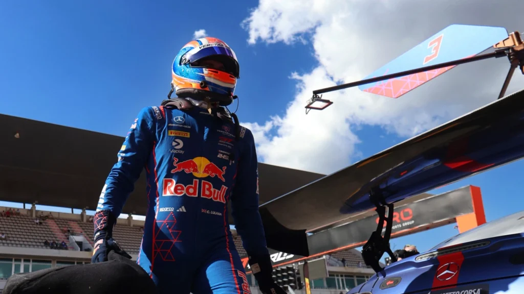 Chris Lulham was targeted by trolls after incurring a penalty for the car co-driven by Max Verstappen. Image: SRO / JEP