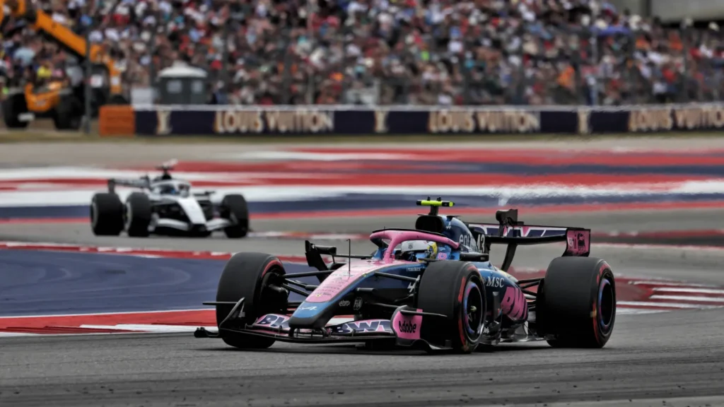 Colapinto retired from the US GP on Sunday