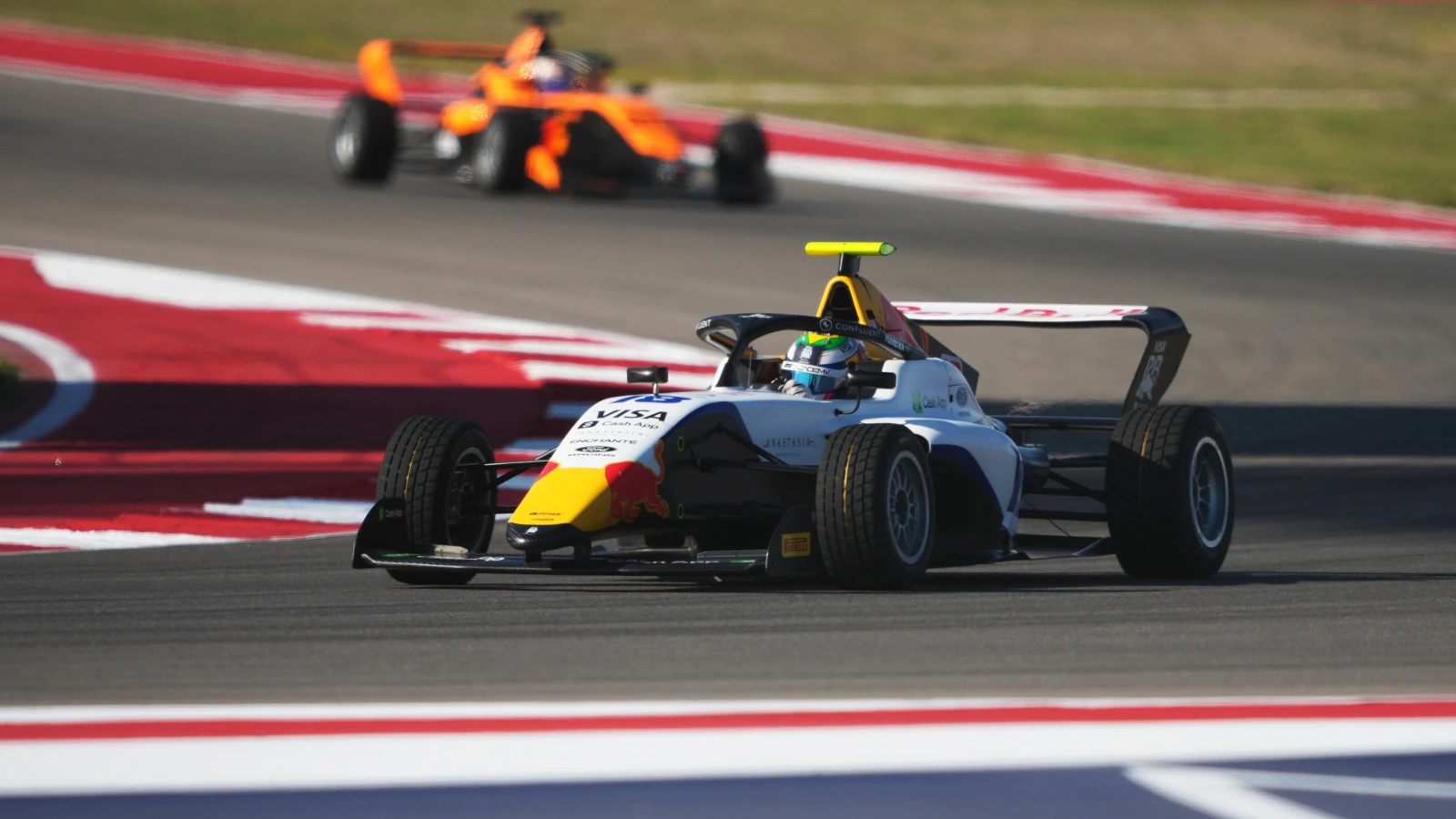 AUSTIN, TEXAS - OCTOBER 22: Rafaela Ferreira of Brazil and Campos Racing (18) on track during qualifying ahead of F1 Academy Round 5 at Circuit of The Americas on October 22, 2026 in Austin, Texas.