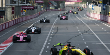 Rafael Camara (BRA) Invicta Racing. 25.09.2026. FIA Formula 2 Championship, Rd 12, Baku, Azerbaijan, Race Day.