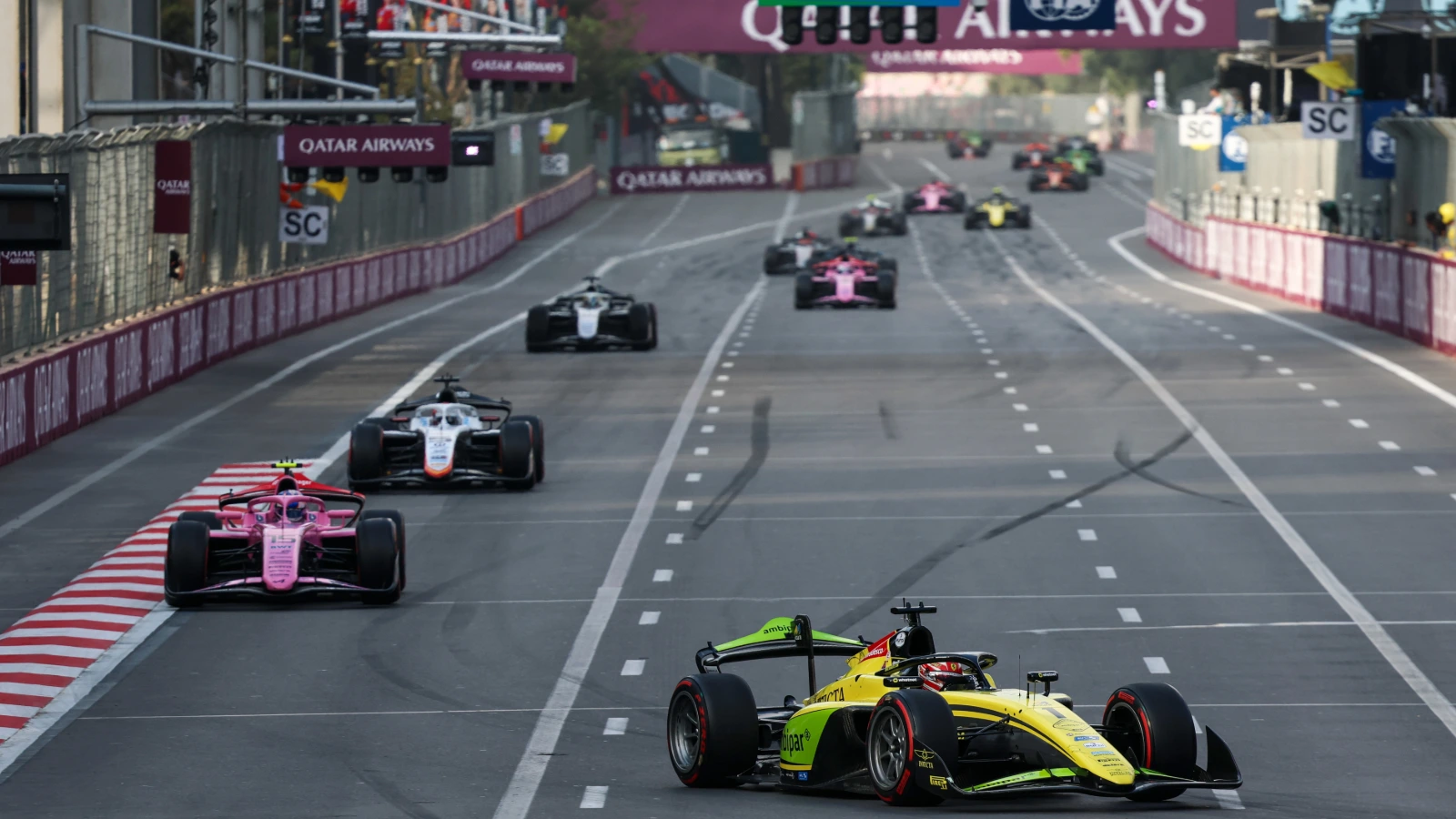 Rafael Camara (BRA) Invicta Racing. 25.09.2026. FIA Formula 2 Championship, Rd 12, Baku, Azerbaijan, Race Day.