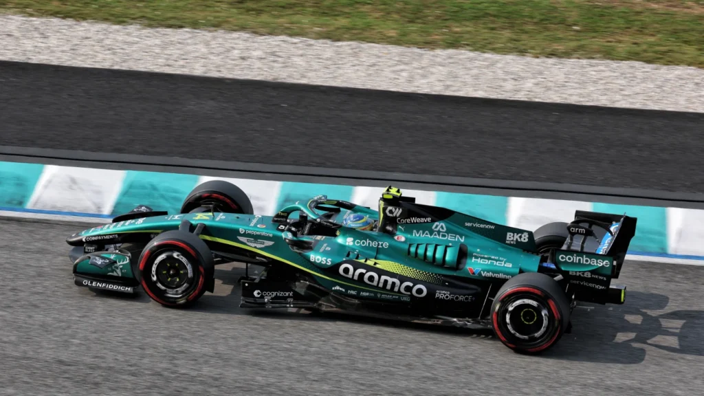 Fernando Alonso took his AMR26 to P12 in Sepang, with Lance Stroll 14th