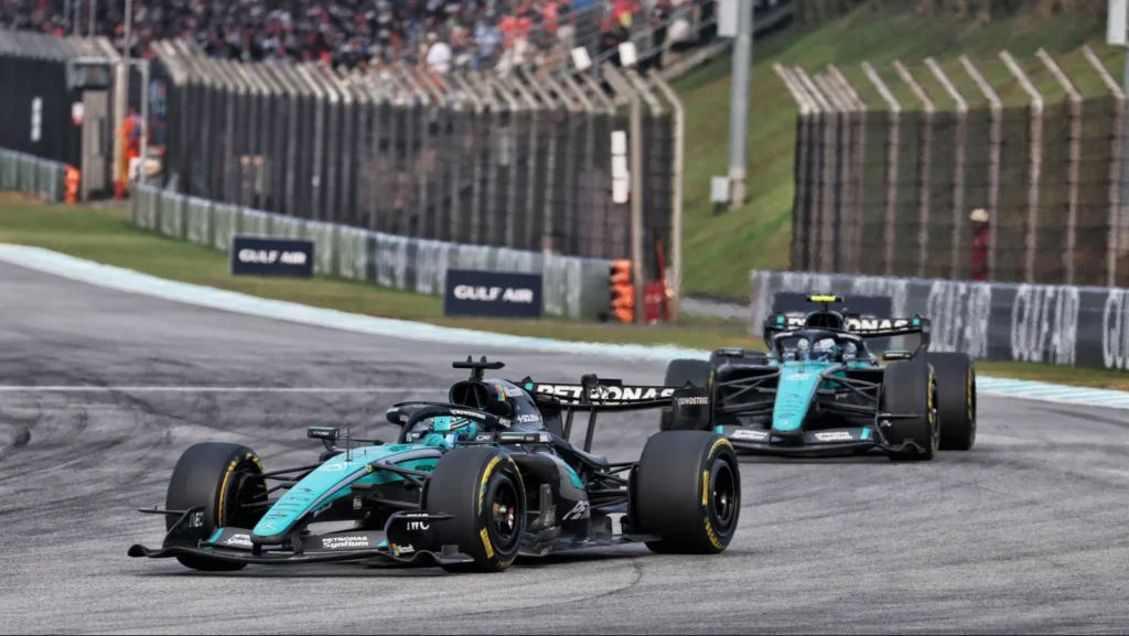 George Russell was set for a podium finish before a power unit failure in Sepang