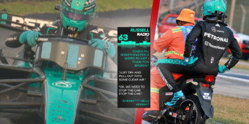 George Russell anguish heard in Sepang F1 DNF radio message