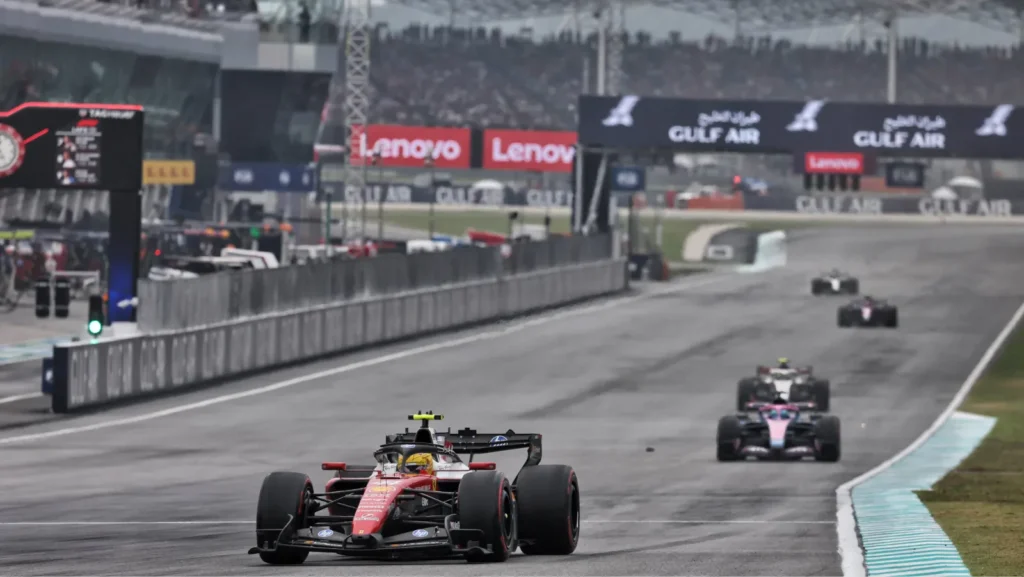 After a poor start, Hamilton was on a charge at Sepang