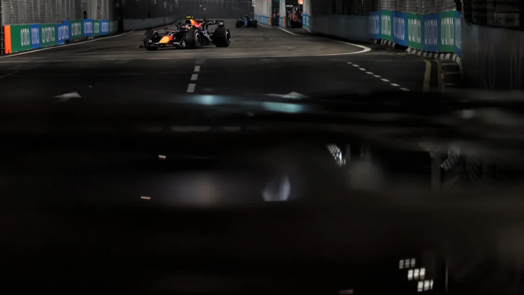 For Hadjar, an issue with the Red Bull ended his involvement